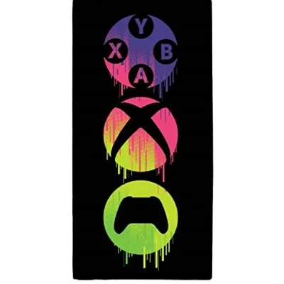 Image of Xbox Beach Bath Towel 100% Cotton LIMITED EDITION Gamer Gift