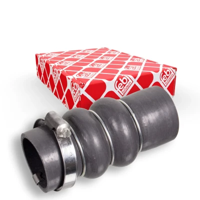 Image of 1201165, 1417829, 1418912, 1497792, 4968059 Turbocharger Hose FEBI BILSTEIN 47265 with clamp FORD: Transit Connect Mk1 Van