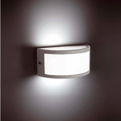 Image of Negus 1 Light Outdoor Wall Grey IP54, E27