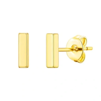 Image of Philip Jones Gold Plated Bar Earrings