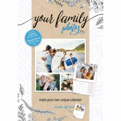 Image of Your Family Photos A4 Calendar 2026