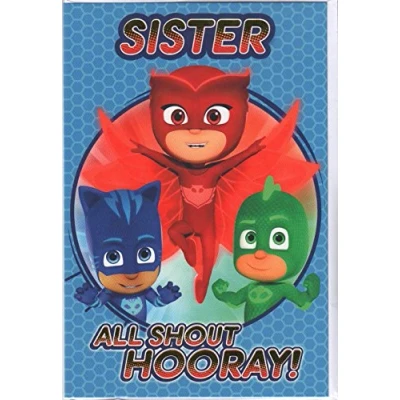 Image of PJ MASKS Sister Birthday Card
