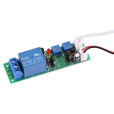 Image of 1 x DC 12 V/24 V adjustable cycle time delay switch module on/off timer 6 optional types (DC24V 0 30 mins)