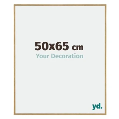 Image of Your Decoration Picture Frame 50x65 cm Decorative Wall in Plastic with Plexiglas Glass Antireflection Excellent Quality Beech Light Evry