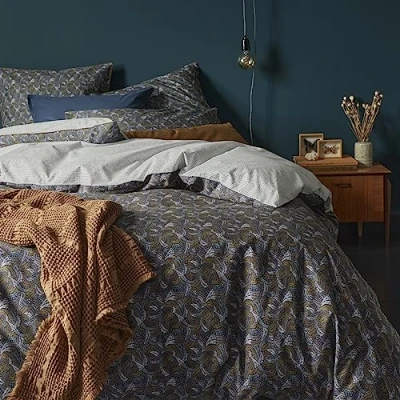 Image of Essix Talisman Cotton Percale Duvet Cover, 260 x 240 cm