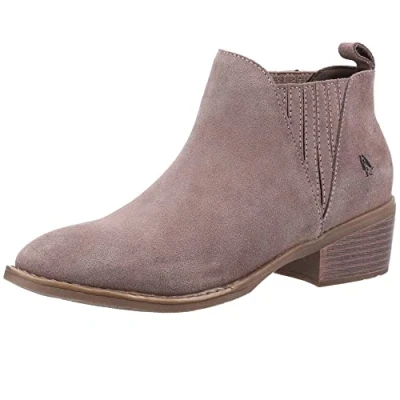 Image of Hush Puppies Women&#039;s Isobel Ankle Boot, Taupe, 4 UK