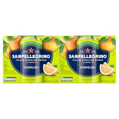 Image of San Pellegrino Grapefruit Drinks 6 X 4 330Ml 24 Cans
