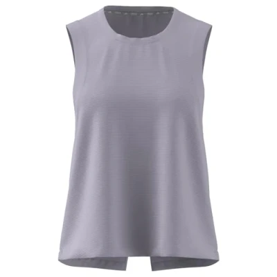 Image of adidas Women&#039;s Studio Tank Top, Silver Dawn/Grey Two, S