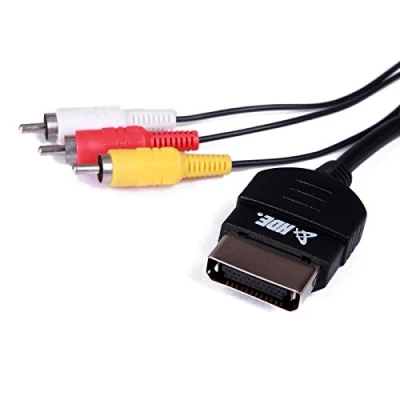 Image of HDE AV Cable for Microsoft Xbox Console RCA Composite Audio and Video Original