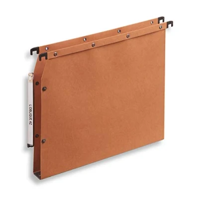 Image of Elba AZV Ultimate 240 gsm Manilla Lateral Suspension Files, A4 Size, 30 mm Base Orange, Pack of 25
