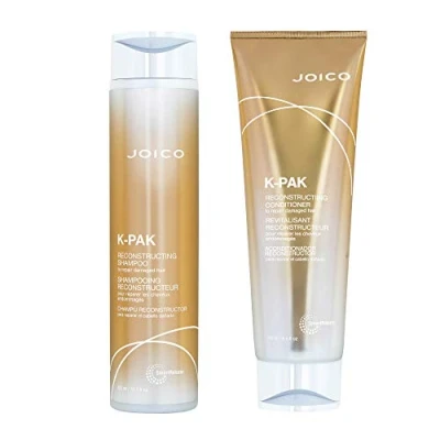 Image of Joico K Pak Reconstructing Shampoo 300ml &amp; Conditioner 250ml to repair damaged hair. NEW PACKAGING