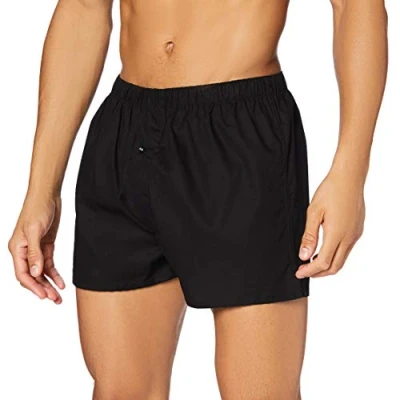 Image of Asquith Fox Men&#039;s Classic Boxers Shorts, Black (Black 000), XL