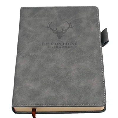 Image of A5 Notebook Journal Hardcover Executive Notebooks with Premium Thick Paper, College Lined Journal, 8.3&quot;x5.8&quot;,360 Page, Perfect for Office Home School Business Writing &amp; Note Taking (Gray)