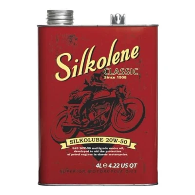 Image of Silkolene Classic Silkolube 20W 50 Motorcycle Oil