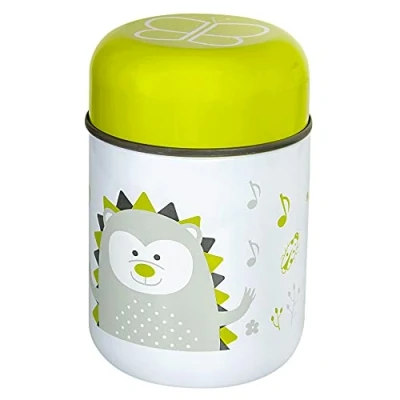 Image of Bblüv B0122L Foöd Stainless Steel Flask 300 ml Incl. Bowl and Spoon Lime, Unisex