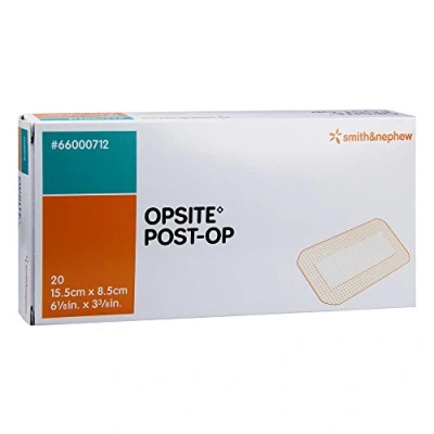 Image of OPSITE Post Operative Dressing 8.5X15.5CM (Pack of 20) Vapour Permeable Adhesive Film