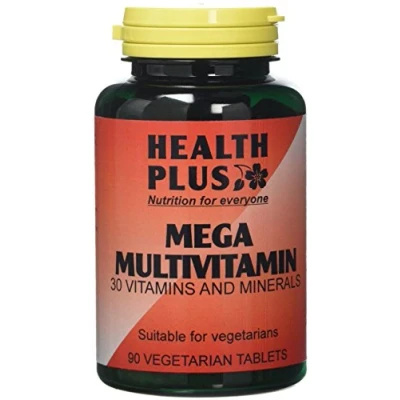 Image of Health Plus Mega Multivitamin One a day Supplement 90 Tablets