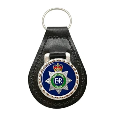 Image of Merseyside Police Leather Key Fob