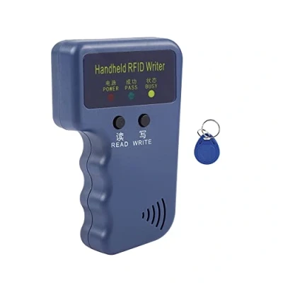 Image of Sonew Handheld RFID Copier 125KHz EM4100 Portable ID Card Reader/Writer Duplicator + Keyfob
