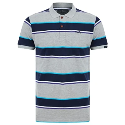 Image of Tokyo Laundry Men&#039;s Nova Yarn Dyed Striped Cotton Pique Polo Shirt