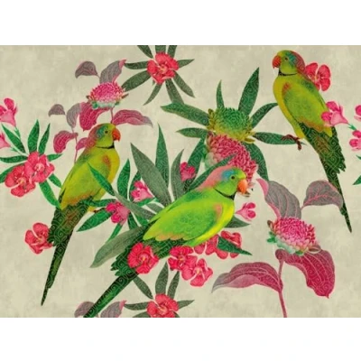 Image of Metropolitan Stories Mural Parrot Fashion 38254 1