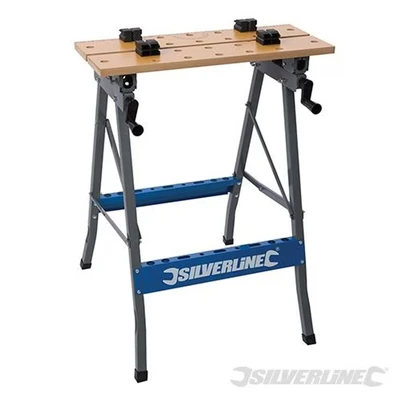 Image of Silverline Heavy Duty Flip Top Workbench 150kg