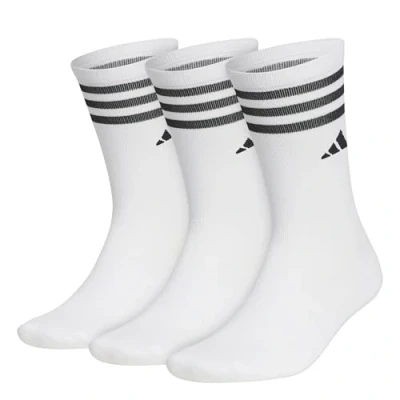 Image of adidas Performance CREW GOLF 3 Pairs Sports socks, Men&#039;s, Size: 6.5 7.5, White