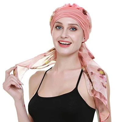 Image of Stylish Chemo Headwraps Headwear For Alopecia Women Medical Gifts