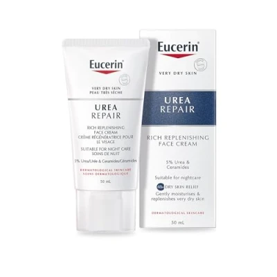 Image of Eucerin Replenishing Face Cream Night 5% Urea 50ml