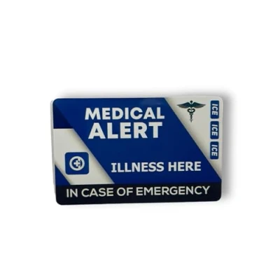 Image of in Case of Emergency Identity Card (ICE Card) Medical Conditions, Contacts