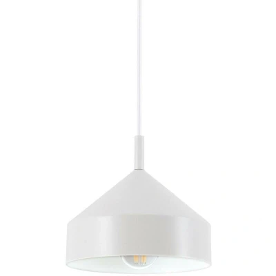 Image of Yurta Dome Pendant Ceiling Light White 21cm