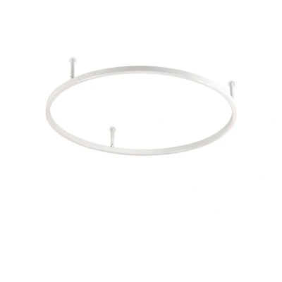 Image of Oracle Slim 70cm Non Dim 4000K Round Integrated LED Semi Flush Ceiling Light White