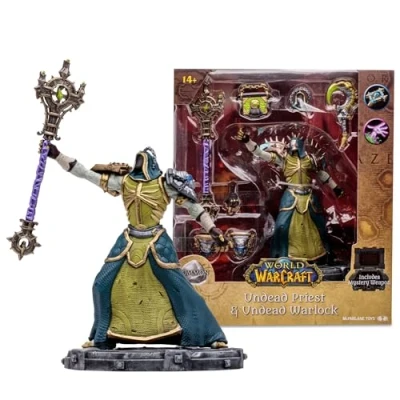 Image of McFarlane Toys World of Warcraft 6&quot; Undead: Priest/Warlock Action Figure Incredibly Detailed 1:12 Scale Based on the Global Phenomenon
