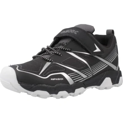 Image of Geox J MAGNETAR BOY B ABX Sneaker, Black/White, 0.5 UK