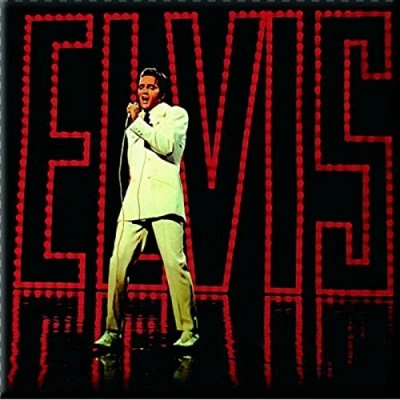 Image of Elvis Presley Metal Fridge Magnet 1968 Special Album Cover Fan Gift Official