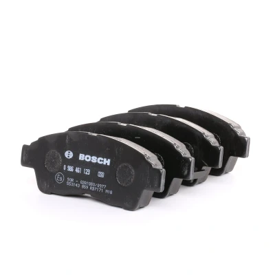 Image of 446533021, 446533210 Brake pad set BOSCH 0 986 461 123 Low Metallic with acoustic wear warning mounting manual TOYOTA: Celica VI Coupe