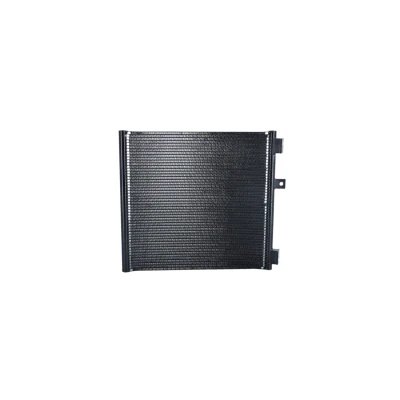 Image of 99157311104 Condenser NRF EASY FIT 350204 without frame, with seal ring 15,3mm Aluminium 345mm PORSCHE: 911 Coupe
