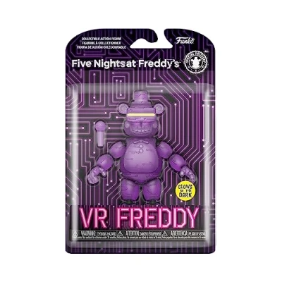 Image of Funko Action Figure: Five Nights At Freddy&#039;s (FNAF) Freddy Fazbear With Glow In the Dark Collectable Toy Gift Idea Video Games Fans