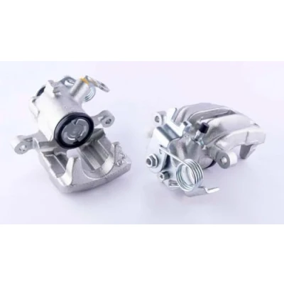 Image of 8D0615423 Brake caliper HELLA 8AN 355 783 371 Grey Cast Iron without holder AUDI: A4 B5 Saloon, Avant