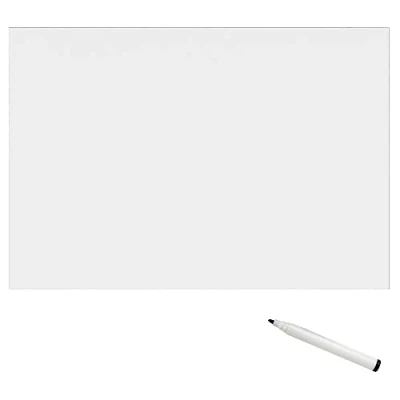 Image of TMS Magnetic Whiteboard Sticker Self Adhesive Notice Board to Stick on Wall Dry Erase Message for Office, Home or Kids Use as Weekly Planner Notes Reminders A1+ [90 x 60cm]