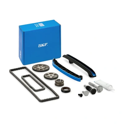 Image of 03F109158G, 03F109507F, 03F115225, 03F198158B Timing chain Kit SKF VKML 81306 with oil pump VOLKSWAGEN: GOLF 6, Polo V Hatchback, Jetta 4