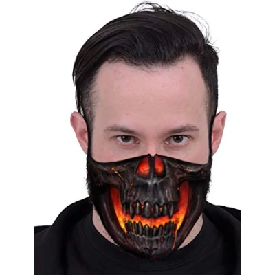 Image of Spiral Skull Lava Face Mask L