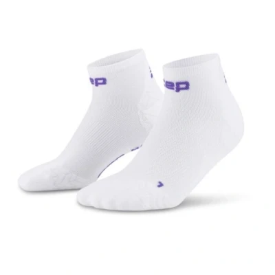 Image of CEP Core Run Ultralight Compression Socks Low 4.0 White Size 39 42 (EU) for Enhanced Running Performance and Comfort