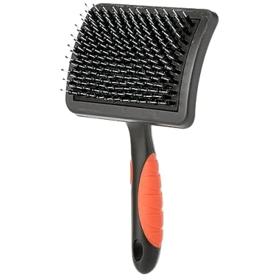 Image of Soft Protection Salon Grooming Rosewood Porcupine Brush for Dogs, Large