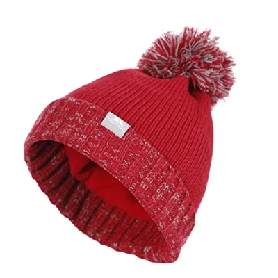 Image of Trespass Nefti, Red, 8/10, Winter Hat Kids Unisex, 8 10, Red