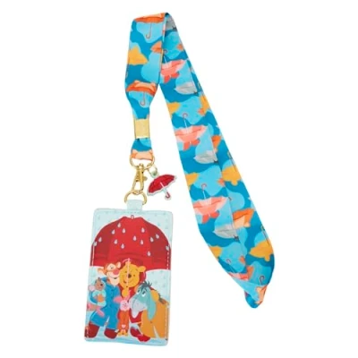 Image of LOUNGEFLY Disney Winnie The Pooh and Friends Rainy Day Lanyard, WDL0566