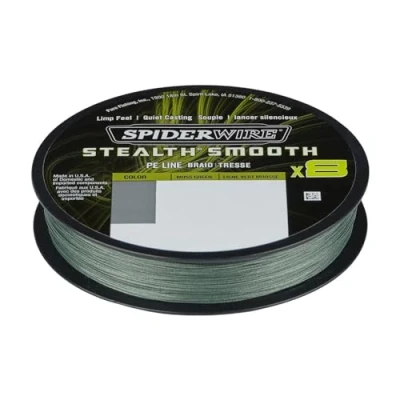 Image of Spiderwire Stealth Smooth 8 Moss Green Braided line 0.15mm (300m) fishing