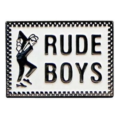 Image of Ska Rude Boys Music Metal Enamelled Pin Badge Lapel XJKB14 21