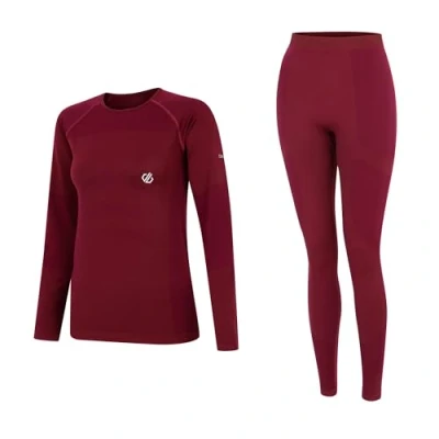 Image of Dare 2b Women&#039;s Quick Drying In The Zone Base Layer II Set Fig Purple, Size: M