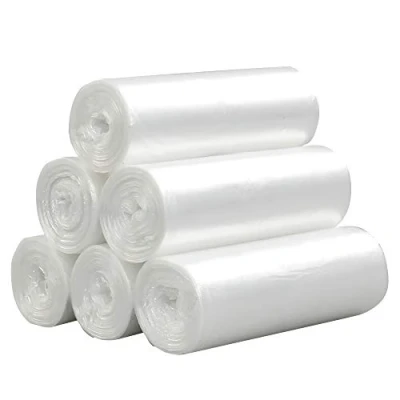 Image of Ponpong 20 Litre Plastic Bin Liners Bags on Roll, 150 Counts